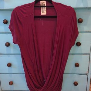 We the free drape front top